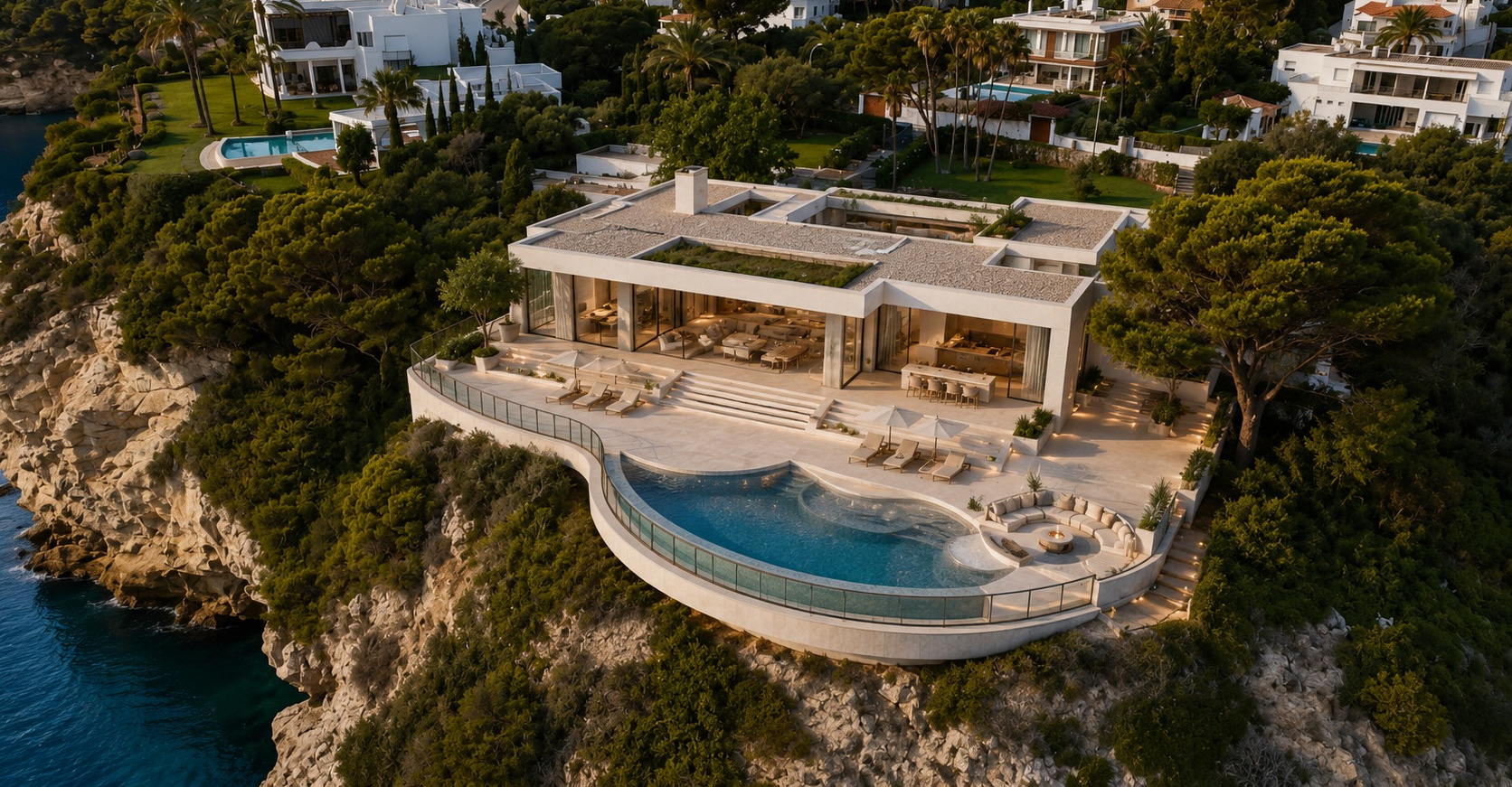 A Clifftop Headland, Sol de Mallorca